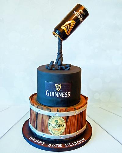 Guiness Barrell Cake - Cake by Claire Lawrence