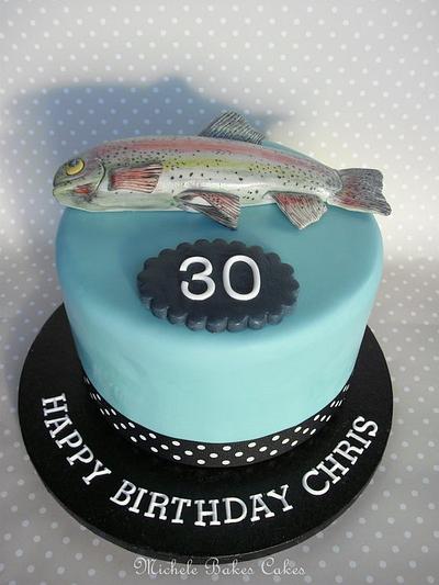 Trout cake - Cake by MicheleBakesCakes