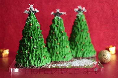 Modernist pastry art- The Christmas Tree - Cake by Rumana Jaseel