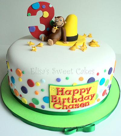 Curious George Cake - Cake by Elisa's Sweet Cakes