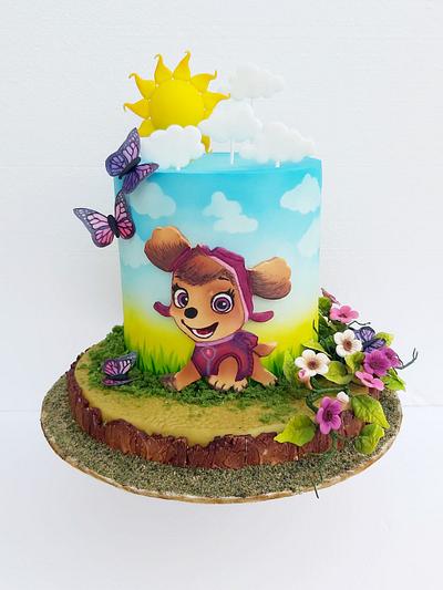  Birthday cake sweet Skay from paw patrol - Cake by Elena Golemanova