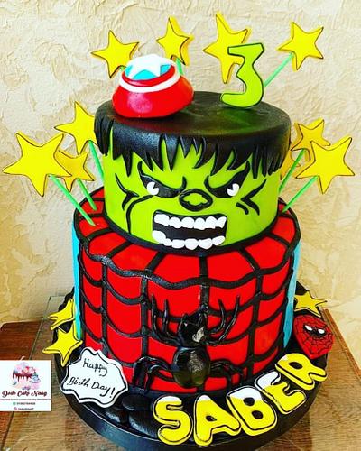 Super hero cake by hadeer ahmed - Cake by Hadeer ahmed