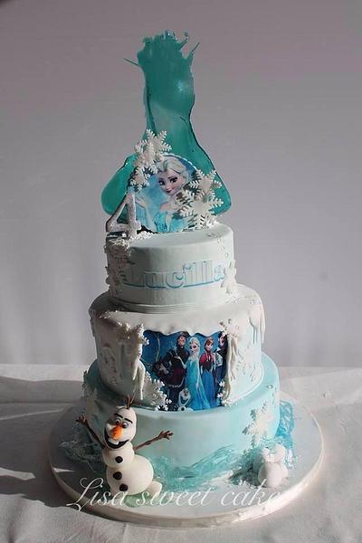 Disneys frozen - Cake by Elisabethf