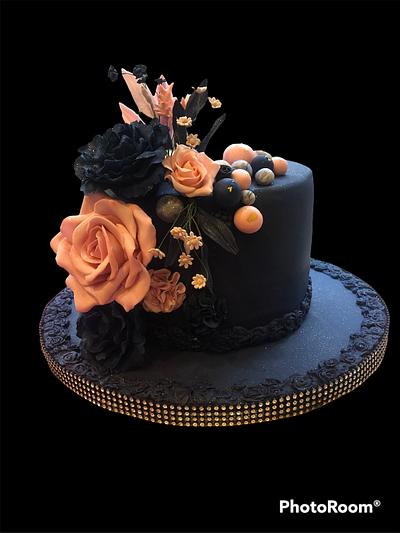Rose and peony dream - Cake by Jollyjilly