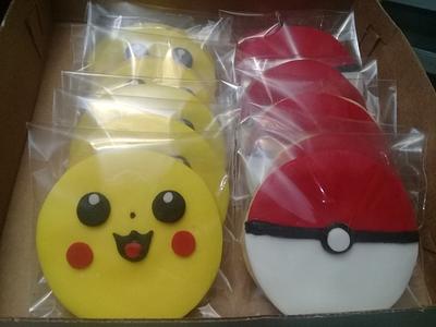 Pokemon cookie - Cake by Janelle Espinosa 