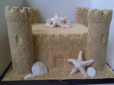 Sand Castle cake - Cake by Cakery Creation Liz Huber