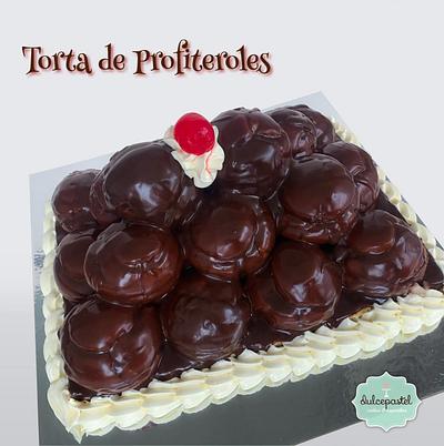 Torta de Profiteroles en Medellín - Cake by Dulcepastel.com