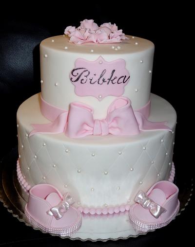 cake for christening - Cake by OSLAVKA