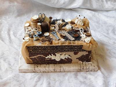 Seamstress - Cake by Oli Ivanova