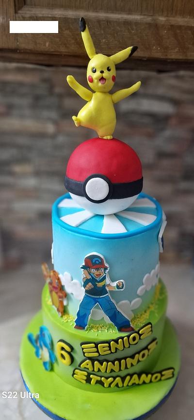 Pokemon - Cake by Miavour's Bees Custom Cakes