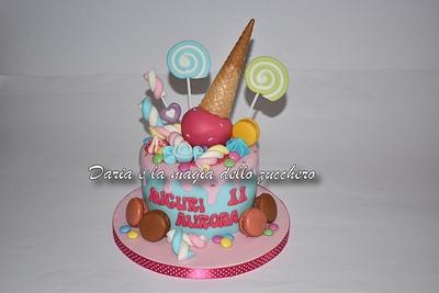 Ice cream and sweet candy cake - Cake by Daria Albanese