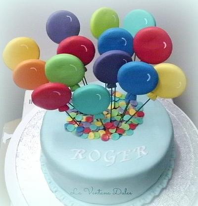 Balloons cake - Cake by Andrea - La Ventana Dulce