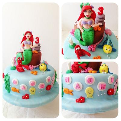 Princess Ariel  - Cake by funni