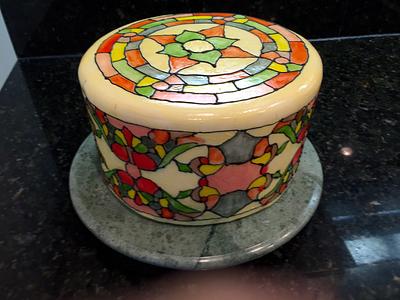 Stained glass - Cake by The Elusive Cake Company