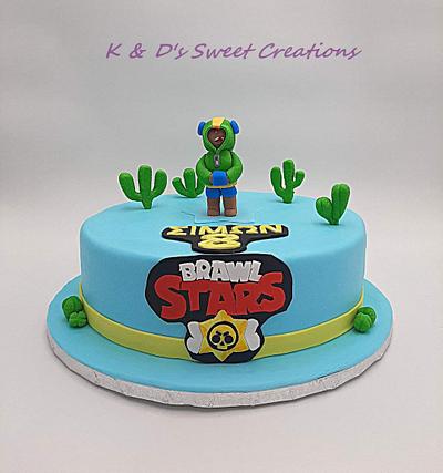 Brawl stars birthday cake - Cake by Konstantina - K & D's Sweet Creations