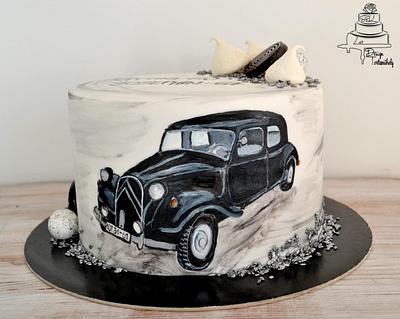 Old Citroen Car Cake - Cake by Krisztina Szalaba