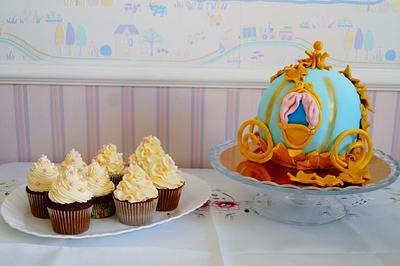 carriage for Cinderella - Cake by Evgenia