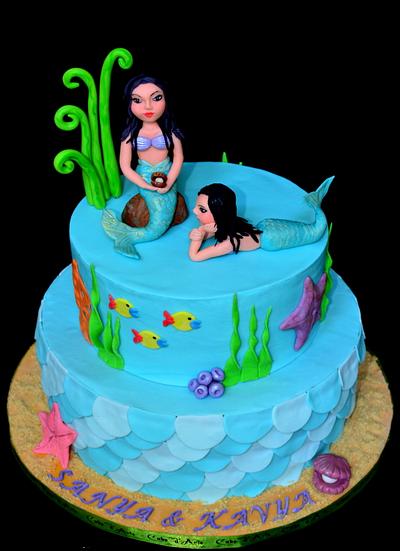 Mermaid Sisters - Cake by Cake d'Arte