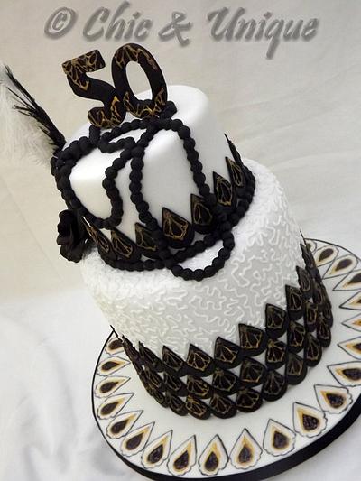 Gatsby Style  - Cake by Sharon Young