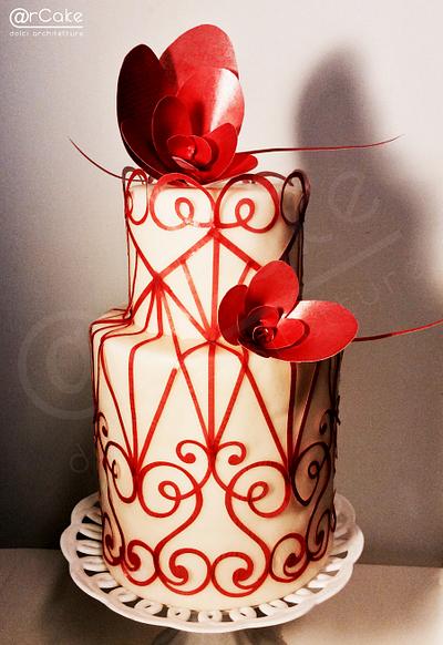 Red Valentino - Cake by maria antonietta motta - arcake -