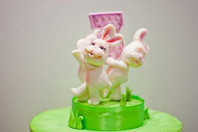 Three cute bunnies - Cake by LidiaNadolska