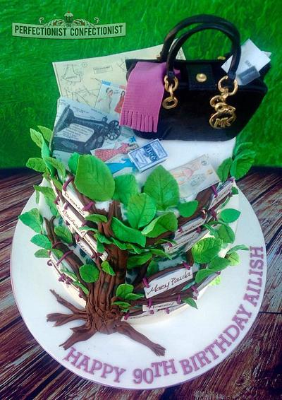 90th Family Tree Birthday Cake  - Cake by Niamh Geraghty, Perfectionist Confectionist
