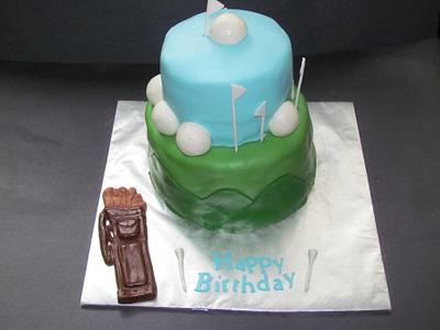 Golf Cake - Cake by NickySignatureCakes