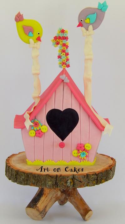 Birdhouse Cake - Cake by DespinaMara