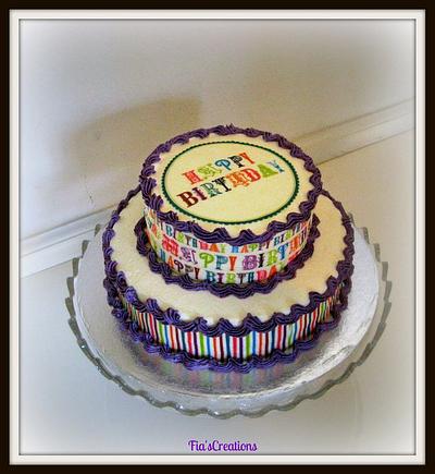 More Birthdays-American Cancer Society!! - Cake by FiasCreations