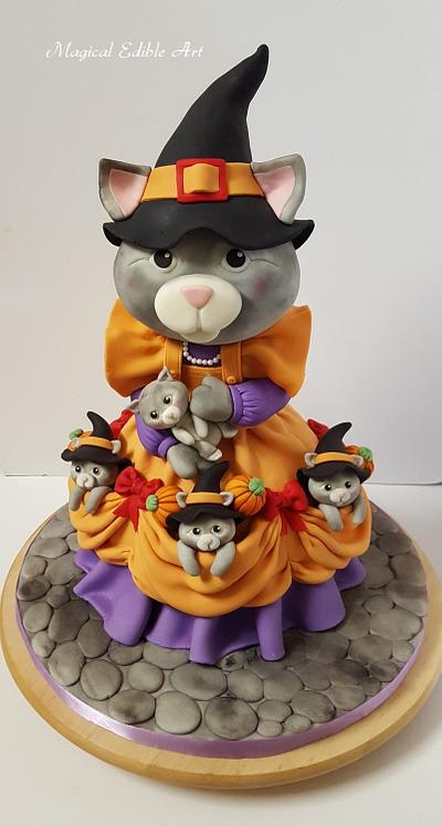 Halloween kitty cake - Cake by Zohreh