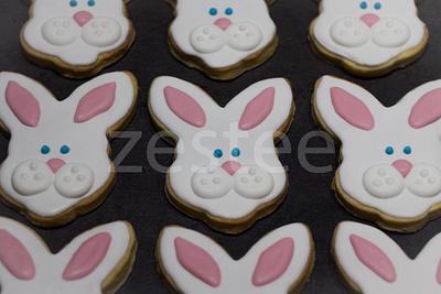 Easter Bunny Cookies - Cake by Rachel