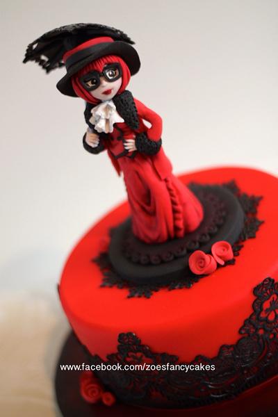 The lady in red - Cake by Zoe's Fancy Cakes