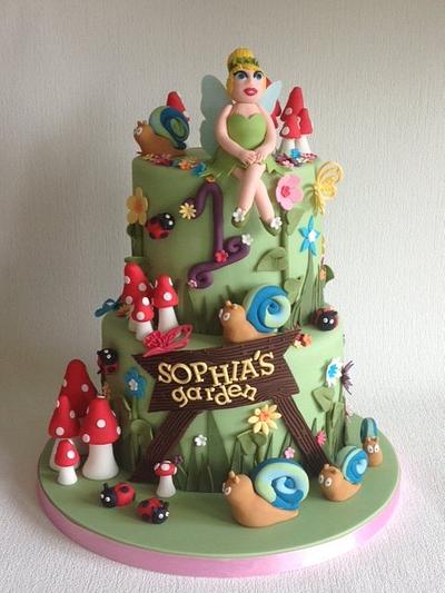 Tinkerbell Enchanted Garden - Cake by TamJD