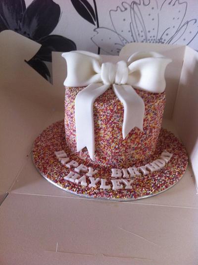 Sprinkles cake - Cake by ASliceOfWhatYouFancy