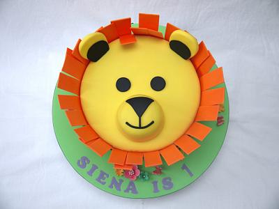 Lion Teddy Cake! - Cake by Natalie King