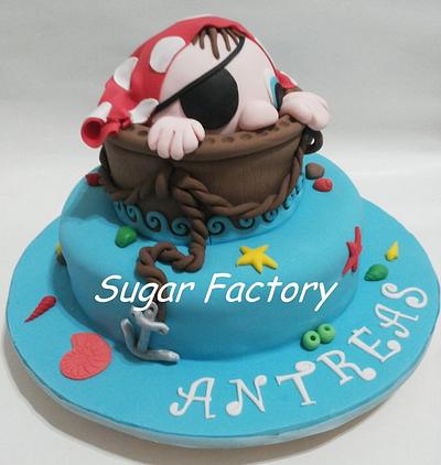 Pirate themed Christening - Cake by SugarFactory