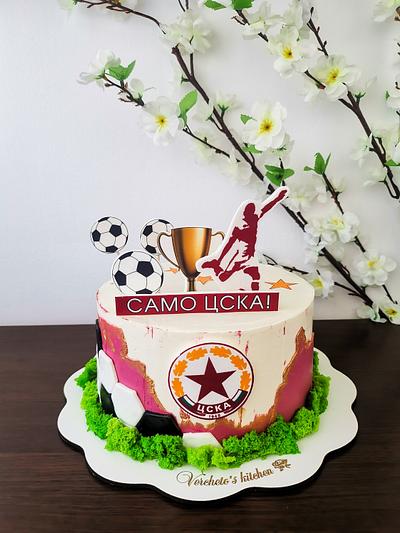 Football cake  - Cake by Vyara Blagoeva 