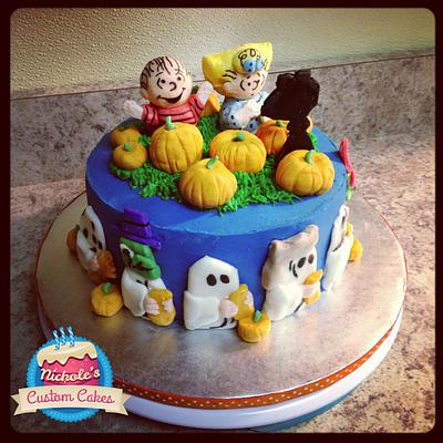 Great Pumpkin, Charlie Brown! - Cake by NicholesCustomCakes