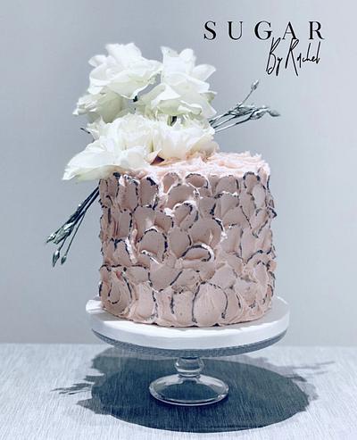 Antique Rose Birthday Cake - Cake by Sugar by Rachel
