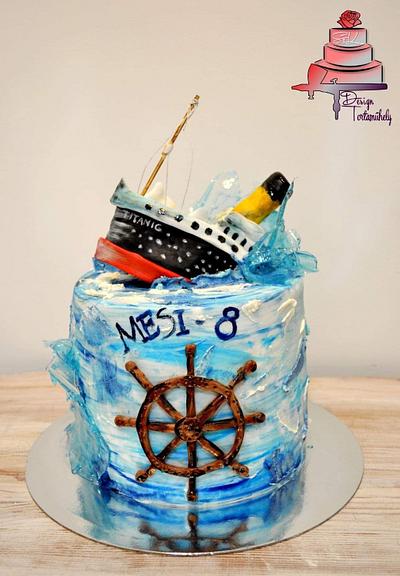 Titanic cake  - Cake by Krisztina Szalaba