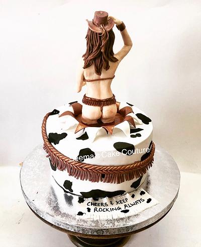 Cowgirl  - Cake by Seema Tyagi