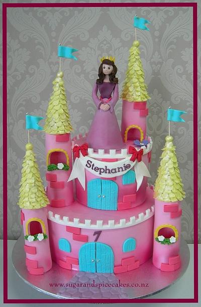 Castle Cake  - Cake by Mel_SugarandSpiceCakes