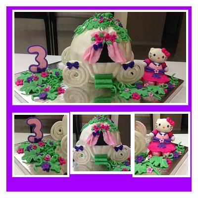 Princess hello kitty - Cake by Oh My Cake Designs