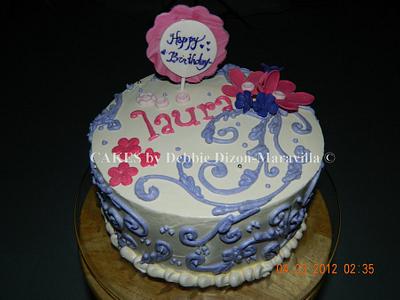 Laura's cake - Cake by The Butterfly Baker 