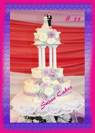 wedding cake - Cake by susan's cakes cakes