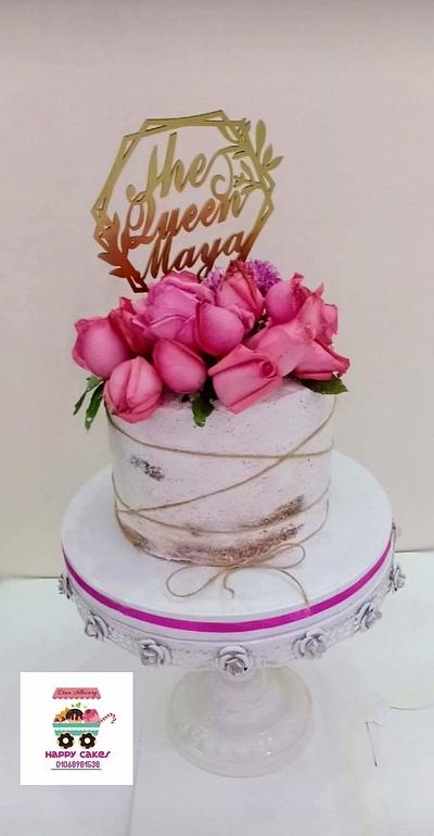 Engagement cake - Cake by Dina Wagd Alhwary