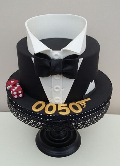 Order Online Special Bond Photo Chocolate Cake | Blissmygift