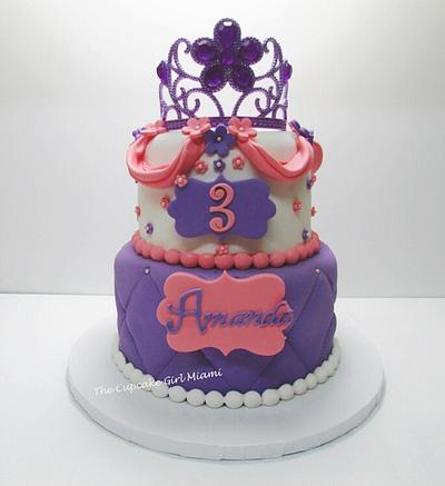 Sofia the first inspired cake - Cake by Lilly