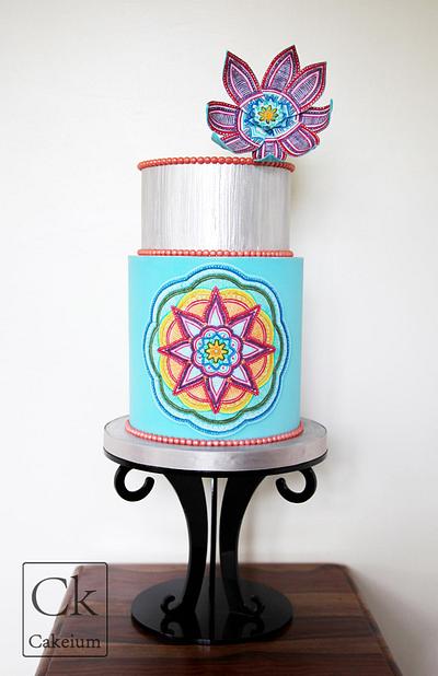 Mandala Cake Project  - Cake by Natasha Shomali