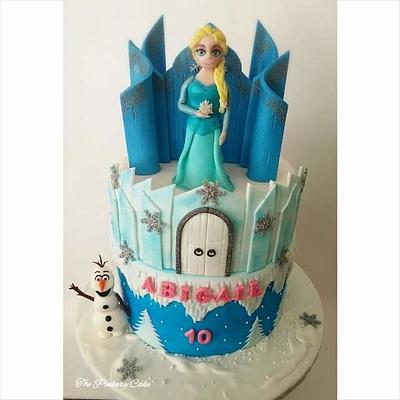 Frozen Castle - Cake by The Pinkery Cake